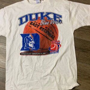 Vtg Retro Tee Duke Blue Devils Basketball nba T Shirt